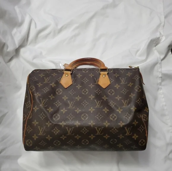 Authentic Classic Louis Vuitton Monogram Canvas Top Handle Bag - Picture 2 of 12